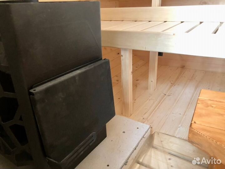 Баня бочка с душем