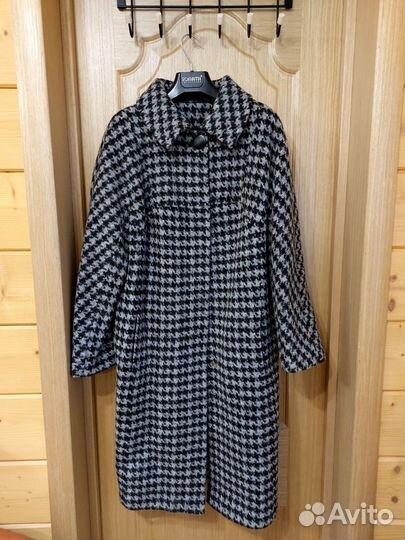 Пальто драповое зимнее 52 54