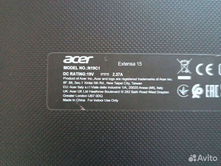 Ноутбук acer