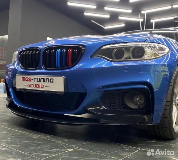 Губа переднего бампера M Performance BMW 2er F22