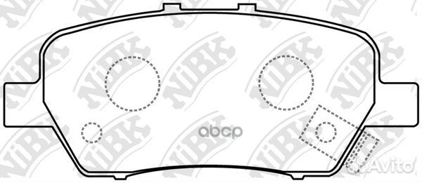 Колодки тормозные дисковые honda stream 1.8 200