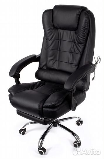 Кресло компьютерное офисное с подставкой под ноги