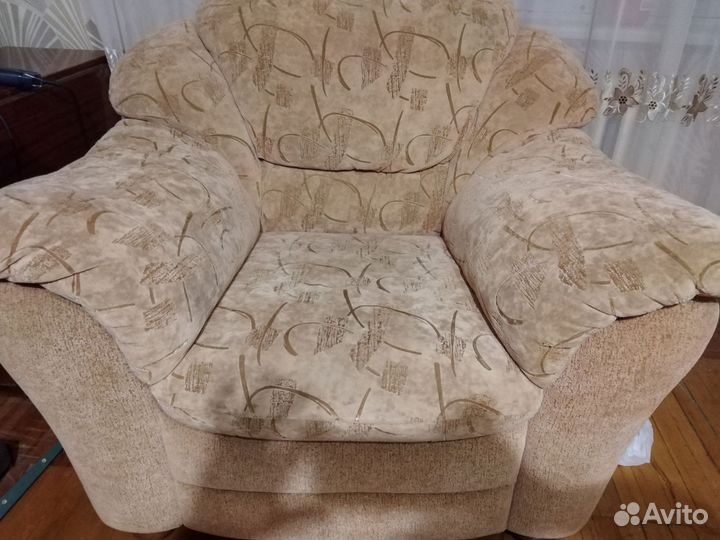 Диван и 2 кресла бу