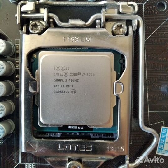 Материнская плата 1155 с процессором i7