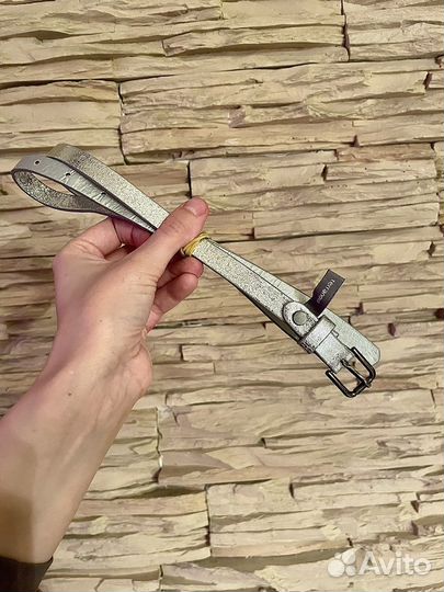 Женский ремень Terranova (серебро) 108см