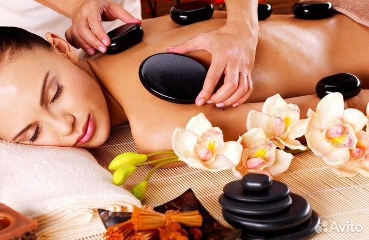 Спа-программа Омовение. Массаж горячими камнями