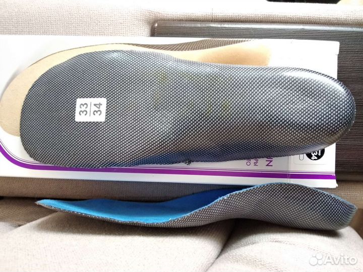 Стельки ортопедические детские 33/34 р-р