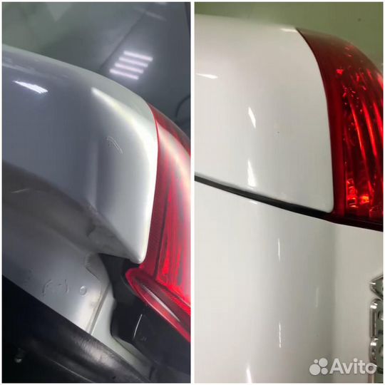 Удаление вмятин без покраски