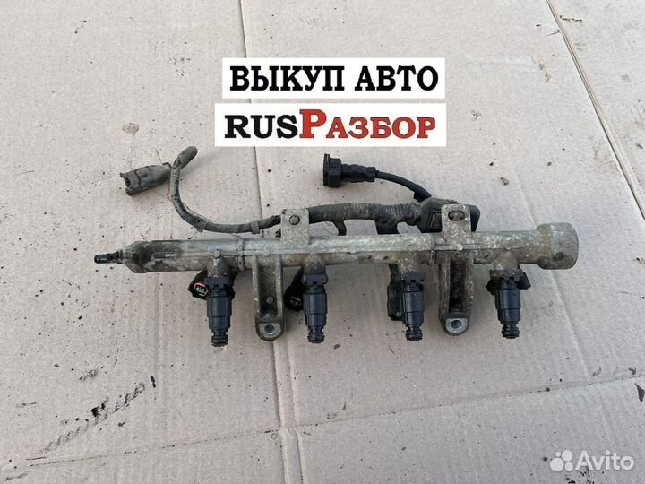 Рампа с форсунками Хендай Гетц