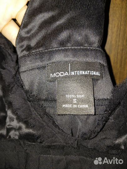 Топ женский moda international шёлковый