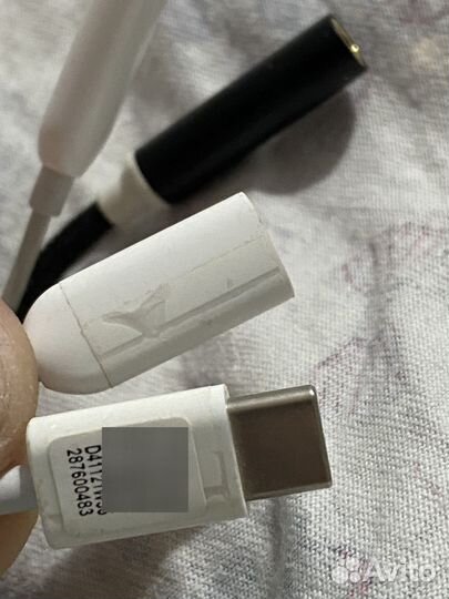 Переходник адаптер с Type-C на Jack 3.5 мм