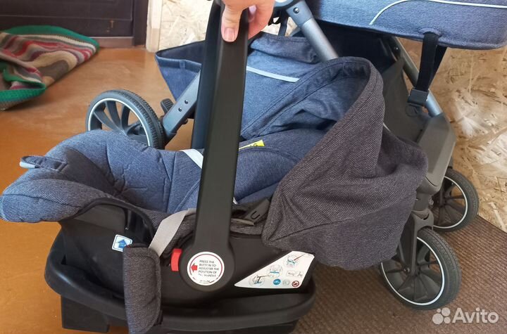 Коляска luxmom 3 в 1 бу