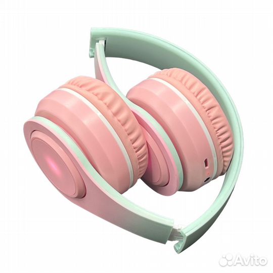 Bluetooth гарнитура RKD-96 Blue-Pink