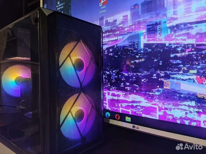 Игровой пк Intel Core i7 / RX 580 8GB / 16GB / SSD