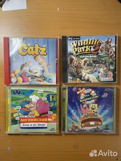 Детские CD диски с играми