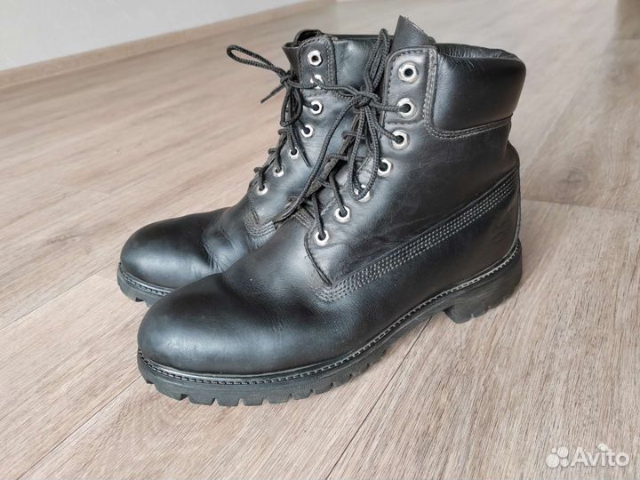 Ботинки кожаные