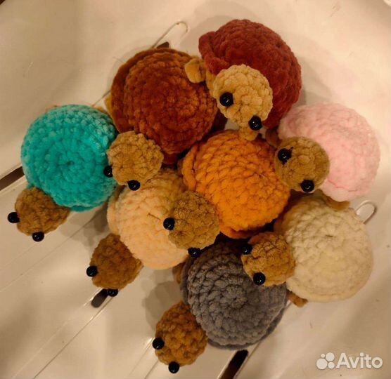 Вязанная мягкая игрушка