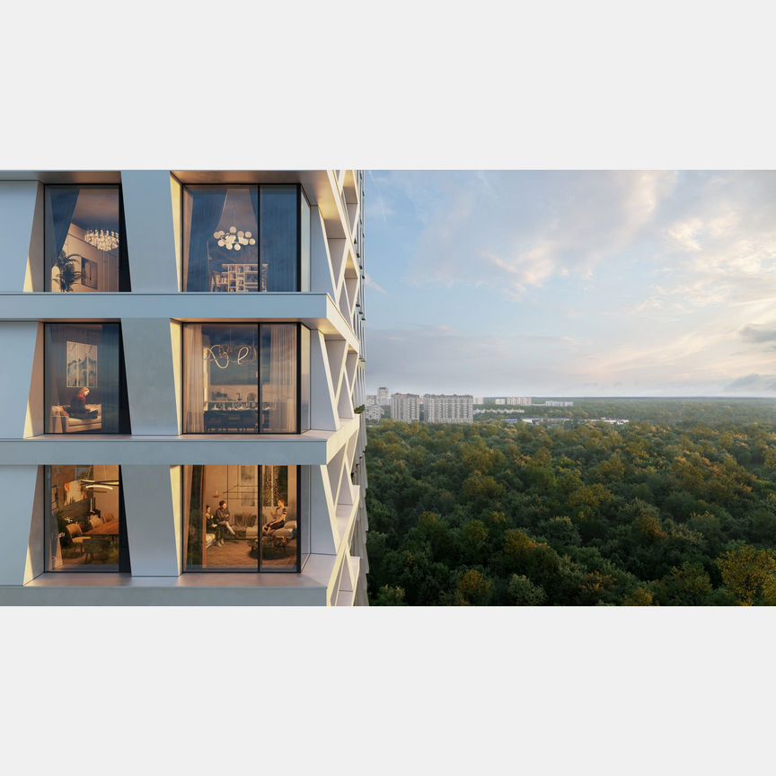 2-к. апартаменты, 41,3 м², 26/35 эт.