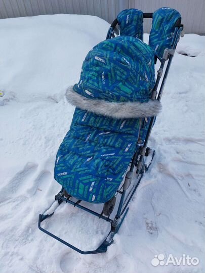 Детские санки коляска