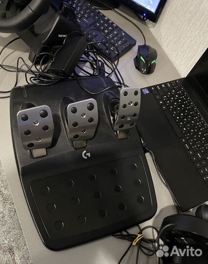 Руль logitech g923 + logitech shifter
