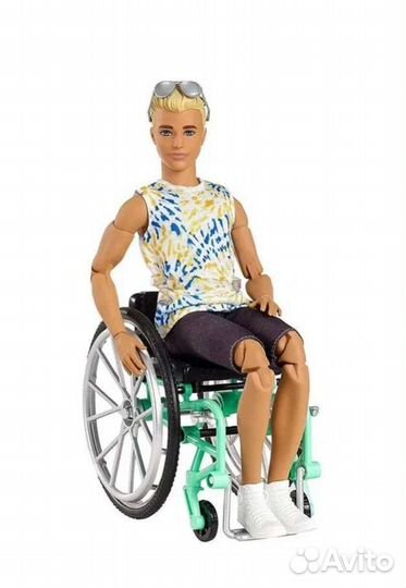 Ken Fashionistas 167 GWX93 Колясочник Барби