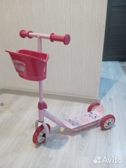 Самокат детский трехколесный бу