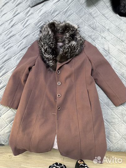 Пальто женское зимнее длинное 60 размер