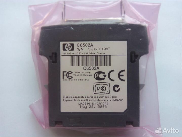 Модуль параллельного порта HP C6502A