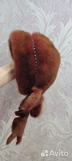 Шапка женская из песца