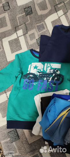 Вещи пакетом на мальчика от 116 до 128