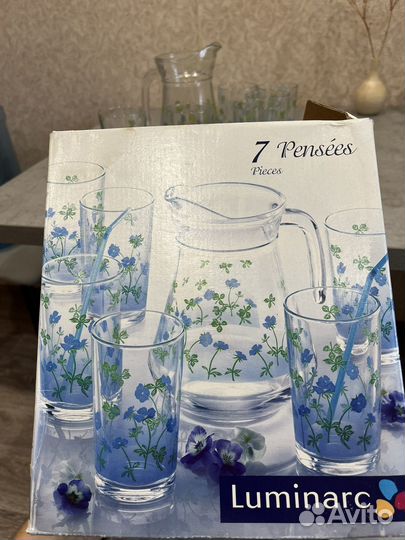 Стаканы и графин набор