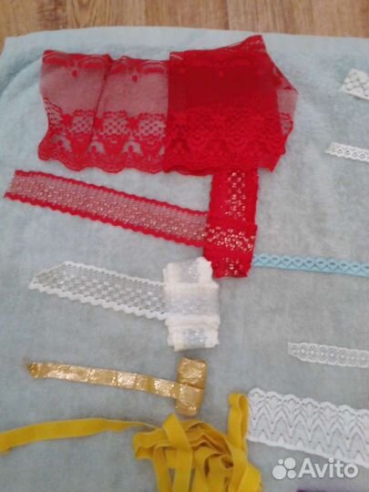 Кружево, ткань, нитки, тесьма СССР