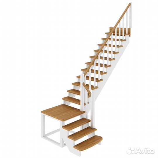 Лестница из сосны «К-002м/1» под покраску