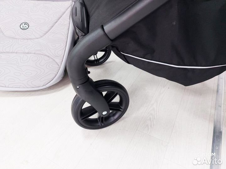 Детская коляска Luxmom К-92 светло-серая (2в1)