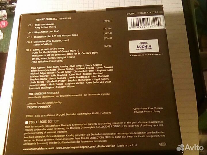 Henry Purcell-5 CD SET