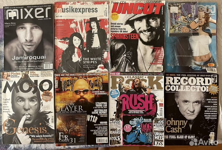 Журналы, музыка, рок, поп, рэп