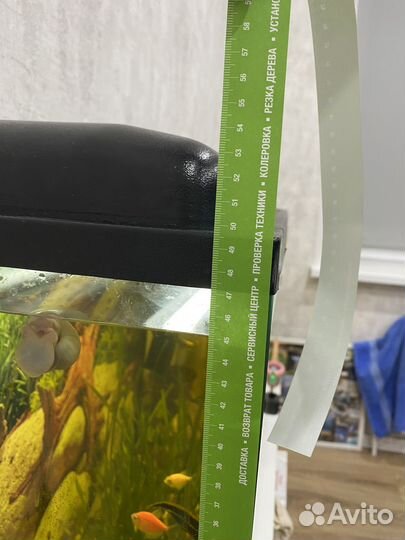 Аквариум 90 литров с рыбками