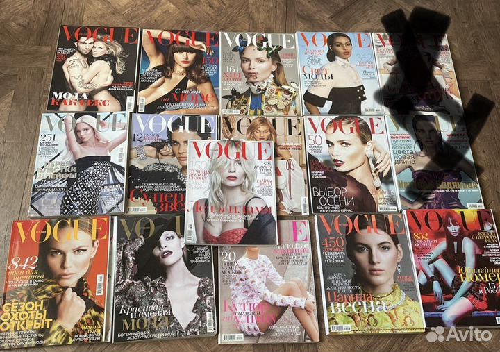 Журналы Lofficiel Russia, Vogue, Harpers Bazaar