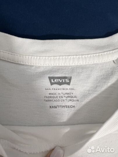 Футболка для девочки Levi’s 152-158-164 белая