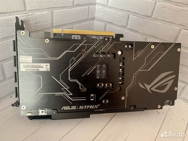 Asus Rog Strix 1660 super 6Gb + Гарантия