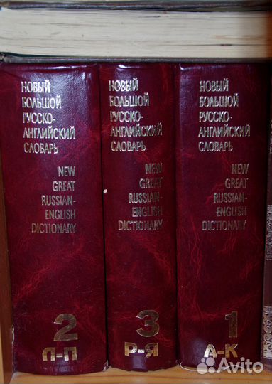 Новый Большой русско-английский словарь 3 тома
