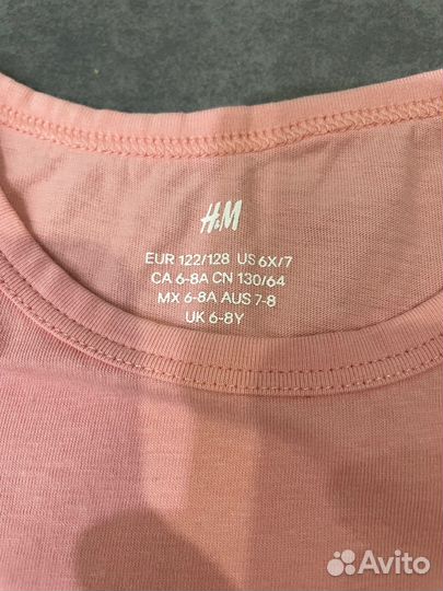 Футболки для девочки 122 128 пакетом