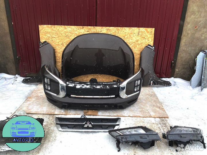 Mitsubishi ASX рест Ноускат бампер крылья капот