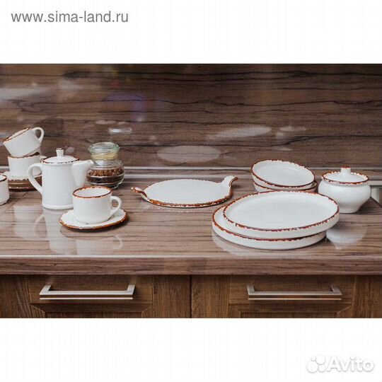 Чайная пара Antica perla, чашка 200 мл, блюдце d15