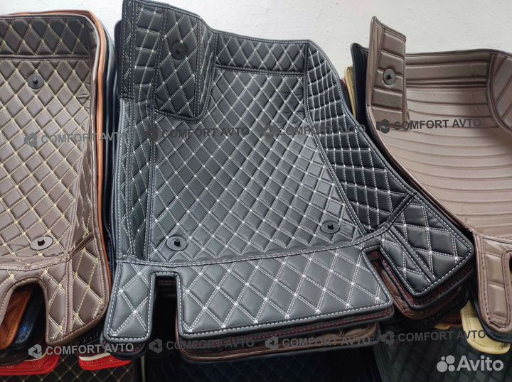 3Д 3D коврики из экокожи шьем сами