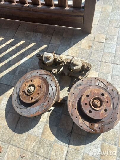 Тормозные диски с суппортами ваз 2110 2111 2112