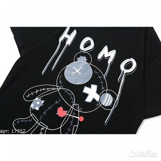 Футболка Homo Чёрная