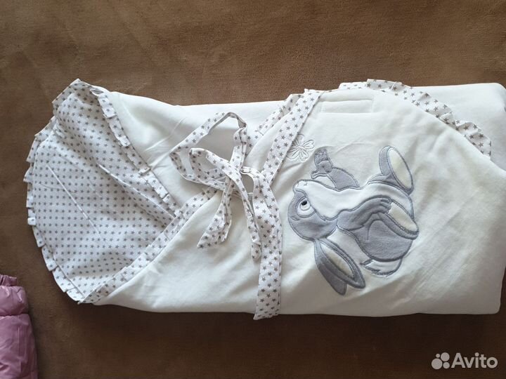 Зимнее одеяло конверт на выписку