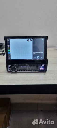 Магнитола 1 din с выдвижным экраном android
