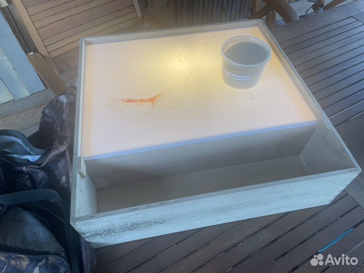 Световой планшет для рисования песком